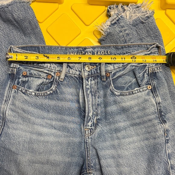 American Eagle Outfitters Light Blue Super High Waist Wide Leg - Picture 10 of 11